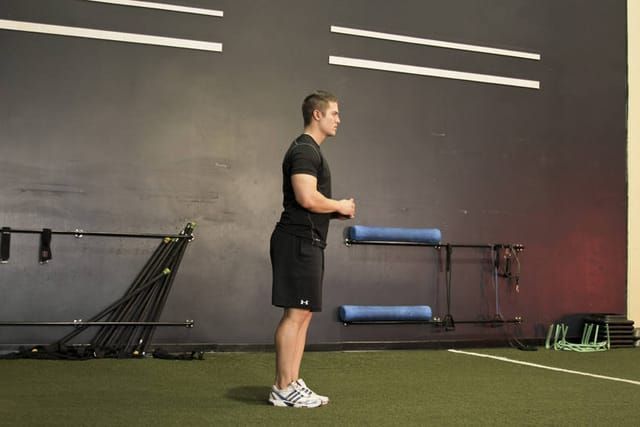 Hip circles, start position
