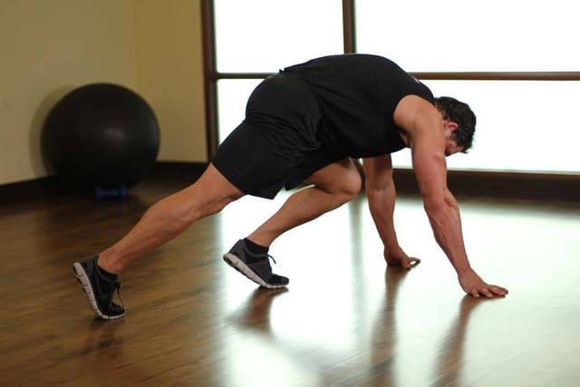 Slow mountain climber, finish position