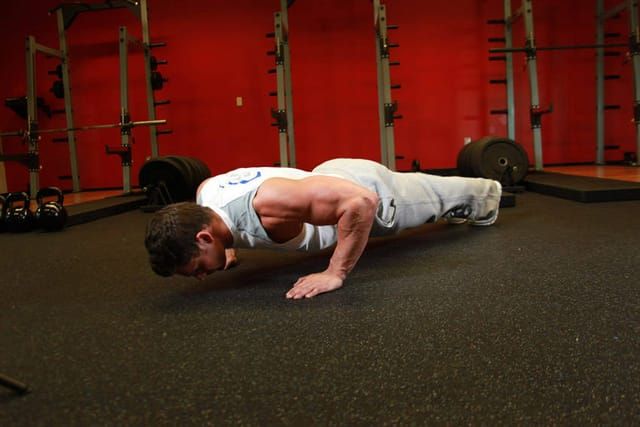 Push-up, finish position
